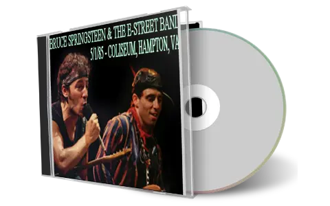 Artwork Cover of Bruce Springsteen 1985-01-05 CD Hampton Audience