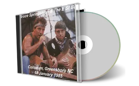Artwork Cover of Bruce Springsteen 1985-01-18 CD Greensboro Audience