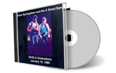 Artwork Cover of Bruce Springsteen 1985-01-19 CD Greensboro Audience