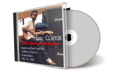 Artwork Cover of Eric Clapton 1986-07-12 CD Antibes-Juan-Les-Pins Audience