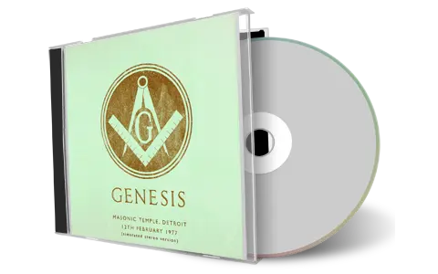 Artwork Cover of Genesis 1977-02-12 CD Detroit Audience