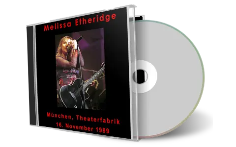 Artwork Cover of Melissa Etheridge 1989-11-16 CD Munchen Audience