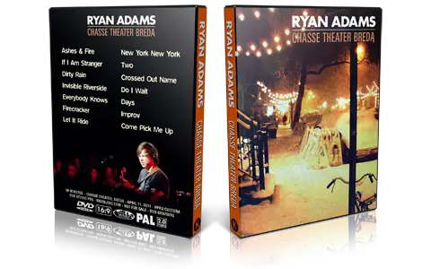 Artwork Cover of Ryan Adams 2011-11-04 DVD Breda Proshot