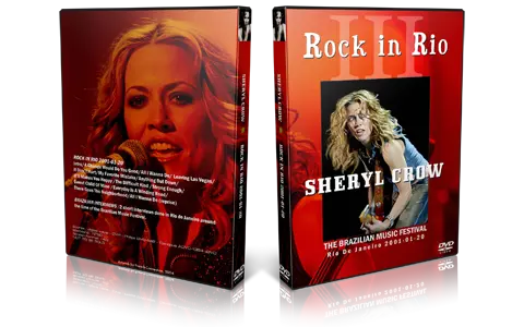 Artwork Cover of Sheryl Crow 2001-01-20 DVD Rio de Janeiro Proshot