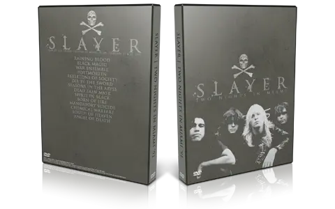 Artwork Cover of Slayer 1991-02-24 DVD Miami Audience