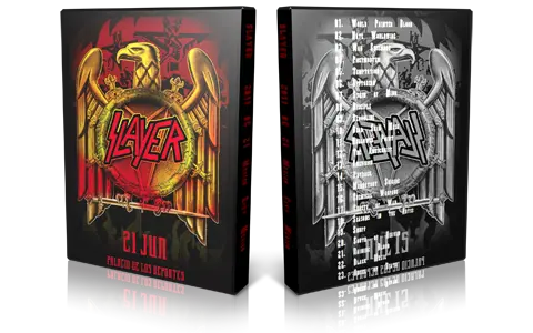 Artwork Cover of Slayer 2011-06-21 DVD Mexico City Audience