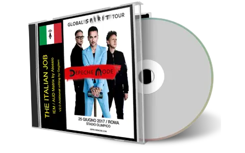 Artwork Cover of Depeche Mode 2017-06-25 CD Rome Soundboard