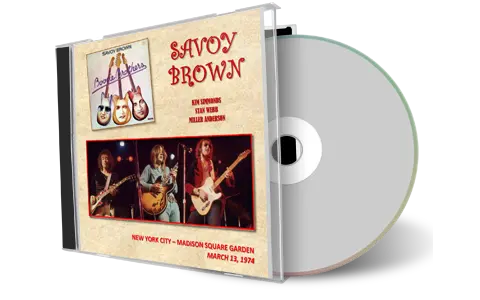 Artwork Cover of Savoy Brown 1974-03-13 CD NEW YORK Audience