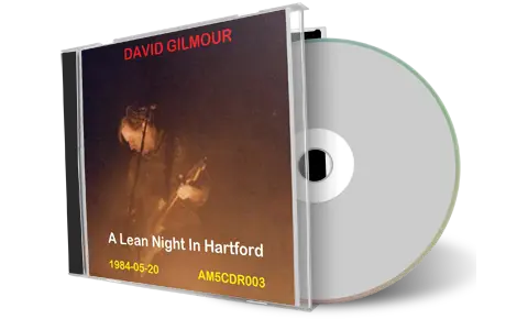 Artwork Cover of David Gilmour 1984-05-20 CD Hartford Audience