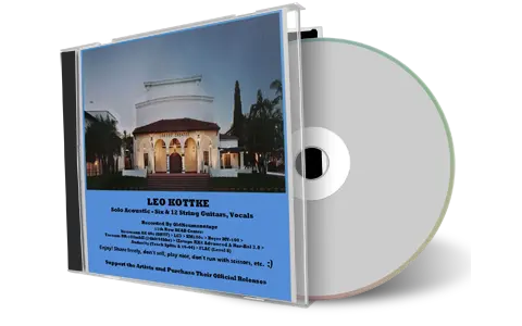 Artwork Cover of Leo Kottke 2017-09-17 CD Santa Barbara Audience