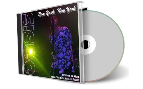 Artwork Cover of Oasis 2001-06-07 CD New York City Audience