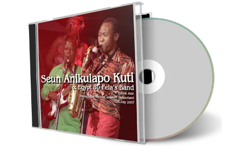 Artwork Cover of Seun Anikulapo Kuti and Egypt 80 2007-07-06 CD Lugano Soundboard