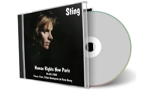 Artwork Cover of Sting 1988-09-05 CD Paris Audience