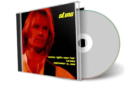Artwork Cover of Sting 1988-09-15 CD Toronto Audience