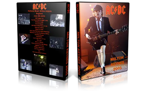 Artwork Cover of ACDC 2001-06-08 DVD Milton Keynes Audience