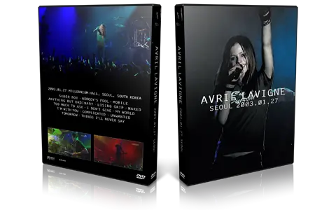 Artwork Cover of Avril Lavigne 2003-01-27 DVD Seoul Proshot