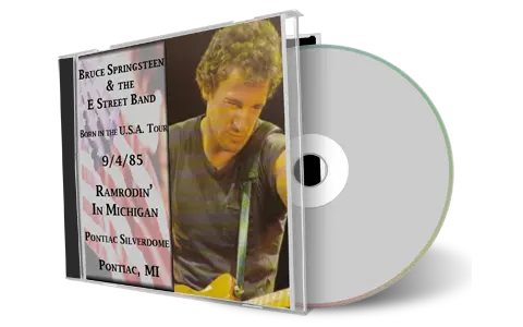 Artwork Cover of Bruce Springsteen 1985-09-04 CD Pontiac Audience