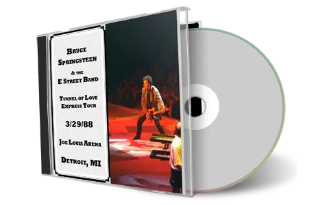 Artwork Cover of Bruce Springsteen 1988-03-29 CD Detroit Audience