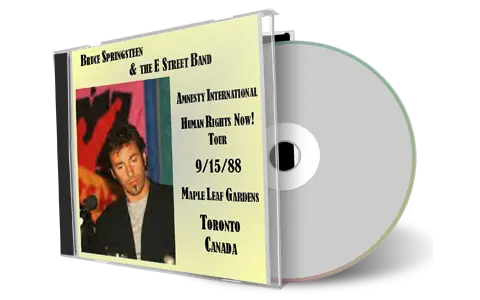 Artwork Cover of Bruce Springsteen 1988-09-15 CD Toronto Audience