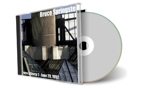 Artwork Cover of Bruce Springsteen 1992-06-29 CD Paris Audience