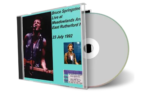 Artwork Cover of Bruce Springsteen 1992-07-23 CD East Rutherford Audience