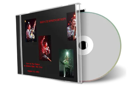 Artwork Cover of Bruce Springsteen 1992-08-18 CD Auburn Hills Audience