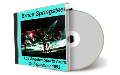 Artwork Cover of Bruce Springsteen 1992-09-24 CD Los Angeles Audience