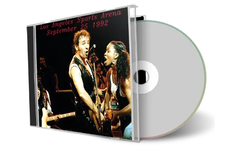 Artwork Cover of Bruce Springsteen 1992-09-25 CD Los Angeles Audience