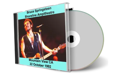 Artwork Cover of Bruce Springsteen 1992-10-22 CD Mountain View Audience