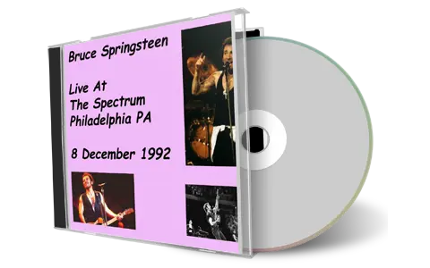 Artwork Cover of Bruce Springsteen 1992-12-08 CD Philadelphia Audience