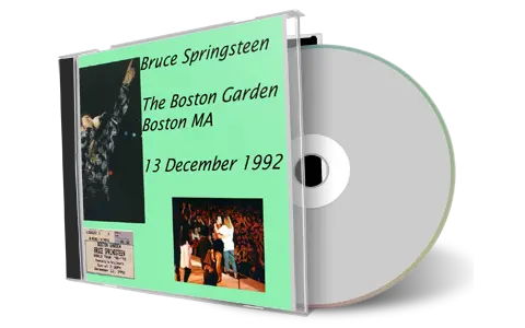 Artwork Cover of Bruce Springsteen 1992-12-13 CD Boston Audience