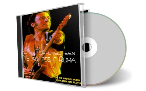 Artwork Cover of Bruce Springsteen 1993-05-25 CD Rome Audience