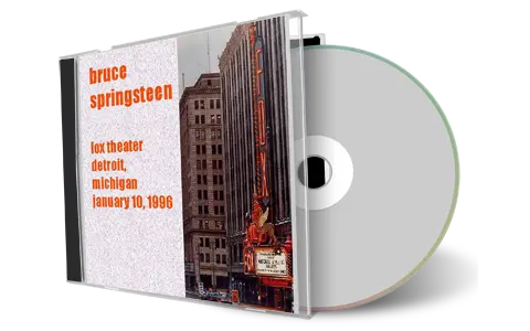 Artwork Cover of Bruce Springsteen 1996-01-10 CD Detroit Audience