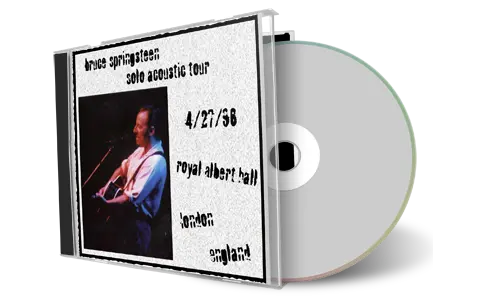 Artwork Cover of Bruce Springsteen 1996-04-27 CD London Audience