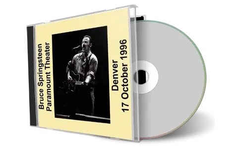 Artwork Cover of Bruce Springsteen 1996-10-17 CD Denver Audience