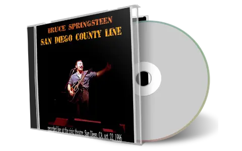Artwork Cover of Bruce Springsteen 1996-10-22 CD San Diego Audience