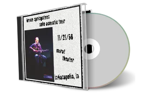 Artwork Cover of Bruce Springsteen 1996-11-21 CD Indianapolis Audience