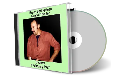 Artwork Cover of Bruce Springsteen 1997-02-08 CD Sydney Audience