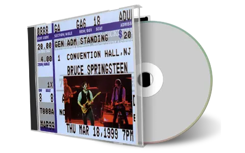 Artwork Cover of Bruce Springsteen 1999-03-18 CD Asbury Park Audience
