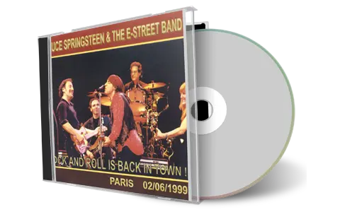 Artwork Cover of Bruce Springsteen 1999-06-02 CD Paris Audience