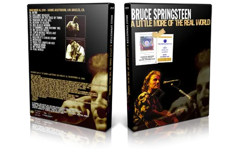 Artwork Cover of Bruce Springsteen 1990-11-16 DVD Los Angeles Audience