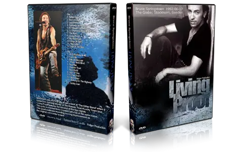 Artwork Cover of Bruce Springsteen 1992-06-17 DVD Stockholm Audience