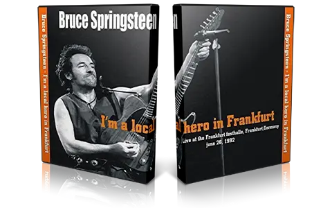 Artwork Cover of Bruce Springsteen 1992-06-26 DVD Frankfurt Audience