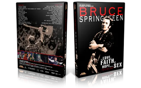 Artwork Cover of Bruce Springsteen 1992-08-07 DVD East Rutherford Audience