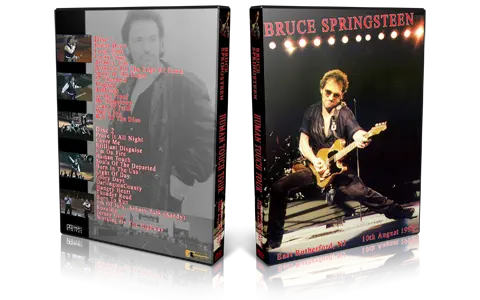 Artwork Cover of Bruce Springsteen 1992-08-10 DVD East Rutherford Audience