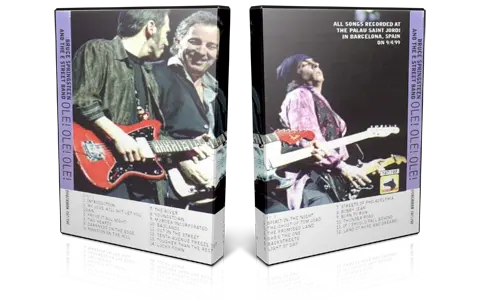 Artwork Cover of Bruce Springsteen 1999-04-09 DVD Barcelona Audience