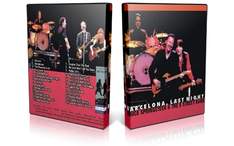 Artwork Cover of Bruce Springsteen 1999-04-11 DVD Barcelona Audience