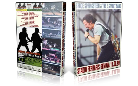 Artwork Cover of Bruce Springsteen 1999-06-11 DVD Genoa Audience