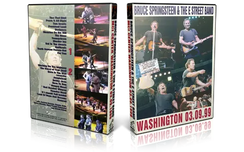 Artwork Cover of Bruce Springsteen 1999-09-03 DVD Washington Audience