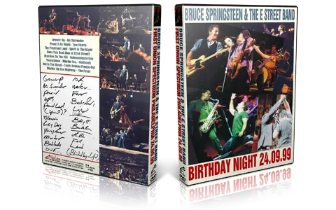 Artwork Cover of Bruce Springsteen 1999-09-24 DVD Philadelphia Audience